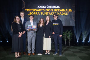 Eripreemia Aasta Ühendaja 2026 - Toetusaktsioon Ukrainale "Sõpra tuntakse hädas". Foto: Martin Pedaja.