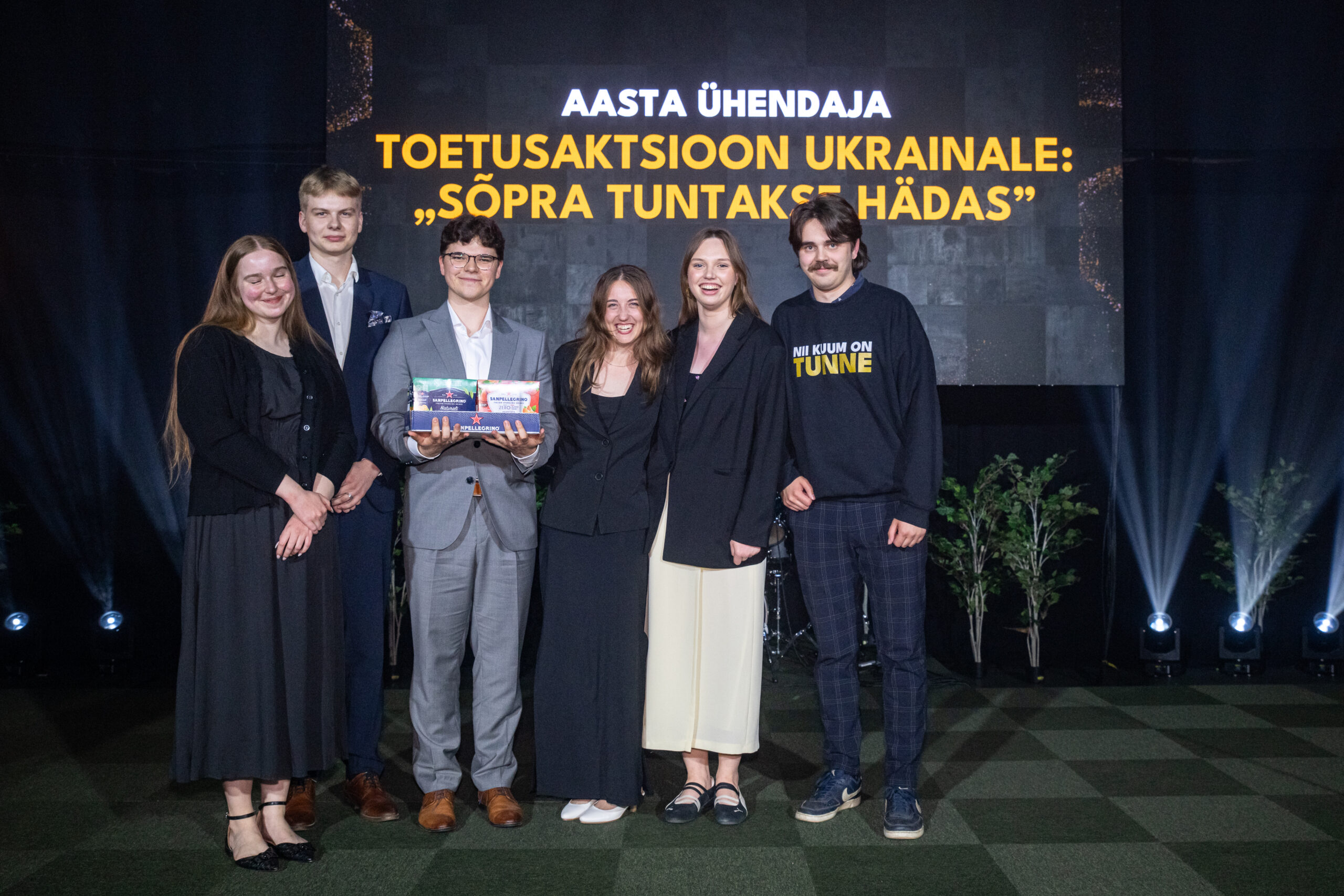 Eripreemia Aasta Ühendaja 2026 - Toetusaktsioon Ukrainale "Sõpra tuntakse hädas". Foto: Martin Pedaja.